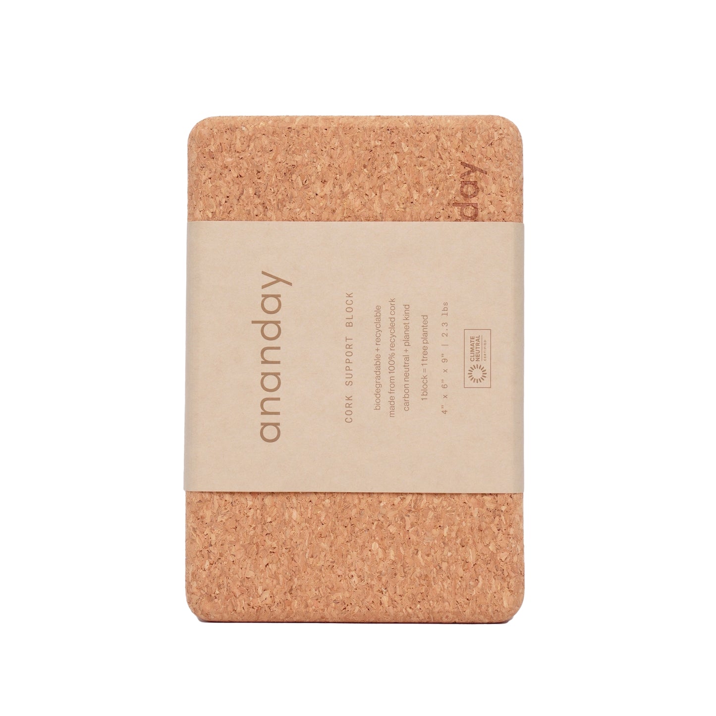 Cork Yoga Block